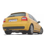 Silencieux arrière sport inox 2x80mm type 16 pour AUDI S3 TYPE 8L