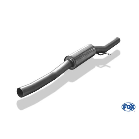 Silencieux avant sport 100% inox FOX EXHAUST SYSTEMS pour AUDI S3 8L