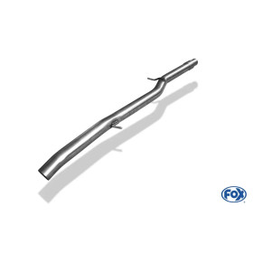 Tube de remplacement silencieux avant sport 100% inox pour AUDI S3 8L