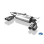Silencieux arrière duplex sport inox 2x80mm pour AUDI S3 TYPE 8L
