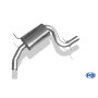 Silencieux intermédiaire sport 100% inox FOX EXHAUST SYSTEMS pour AUDI A3 TYPE 8P (3 portes)