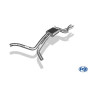 Silencieux avant sport 100% inox FOX EXHAUST SYSTEMS pour AUDI A7 TYPE 4G