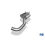 Silencieux intermédiaire sport 100% inox FOX EXHAUST SYSTEMS pour AUDI A3 SPORTBACK QUATTRO TYPE 8P