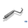 Silencieux avant sport 100% inox FOX EXHAUST SYSTEMS pour AUDI A3 TYPE 8V
