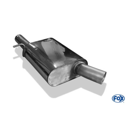 Silencieux avant sport 100% inox FOX EXHAUST SYSTEMS pour AUDI S3 QUATTRO TYPE 8V (berline)