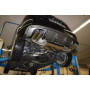 Silencieux arrière duplex sport 100% inox FOX EXHAUST SYSTEMS 2x88x74mm type 32 pour AUDI A3 SPORTBACK TYPE 8V