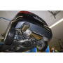 Silencieux arrière sport 100% inox FOX EXHAUST SYSTEMS 1x160x90mm type 38 pour AUDI A3 SPORTBACK TYPE 8V