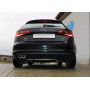 Silencieux arrière sport 100% inox FOX EXHAUST SYSTEMS 2x88x74mm type 32 pour AUDI A3 SPORTBACK TYPE 8V