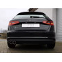 Silencieux arrière sport 100% inox FOX EXHAUST SYSTEMS 2x90mm type 16 pour AUDI A3 SPORTBACK TYPE 8V
