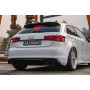 Silencieux arrière duplex sport 100% inox FOX EXHAUST SYSTEMS 1x160x130mm type 38 pour AUDI A3 SPORTBACK QUATTRO TYPE 8V