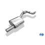 Silencieux avant sport 100% inox FOX EXHAUST SYSTEMS pour AUDI A3 SPORTBACK QUATTRO TYPE 8V