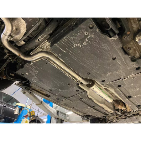 Silencieux avant sport 100% inox FOX EXHAUST SYSTEMS pour AUDI A3 SPORTBACK E-TRON TYPE 8V