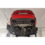 Silencieux arrière duplex sport + tube liaison FAP 100% inox FOX EXHAUST SYSTEMS 2x106x71mm type 25 (noir) pour AUDI S3 TYPE GY
