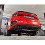 Silencieux arrière duplex sport + tube liaison FAP 100% inox FOX EXHAUST SYSTEMS 2x106x71mm type 25 pour AUDI S3 TYPE GY