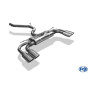Silencieux arrière duplex sport + tube liaison FAP 100% inox FOX EXHAUST SYSTEMS 2x106x71mm type 25 pour AUDI S3 TYPE GY