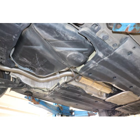 Silencieux avant sport 100% inox FOX EXHAUST SYSTEMS pour AUDI A3 TYPE GY