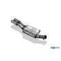 Silencieux arrière sport 100% inox FOX EXHAUST SYSTEMS 2x80mm type 10 pour AUDI A4 TYPE B5