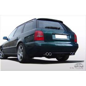 Silencieux arrière duplex sport 100% inox FOX EXHAUST SYSTEMS 2x76mm type 13 pour AUDI A4 TYPE B5