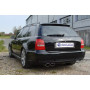 Silencieux arrière sport 100% inox (Ø76mm) FOX EXHAUST SYSTEMS 2x115x85mm type 44 pour AUDI RS4 QUATTRO TYPE B5