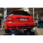 Silencieux arrière sport 100% inox (Ø90mm) FOX EXHAUST SYSTEMS 2x106x71mm type 32 pour AUDI RS4 QUATTRO TYPE B5