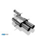 Silencieux arrière sport 100% inox (Ø90mm) FOX EXHAUST SYSTEMS 2x90mm type 25 pour AUDI RS4 QUATTRO TYPE B5