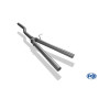 Tube de remplacement de silencieux avant sport 100% inox FOX EXHAUST SYSTEMS pour AUDI A4 QUATTRO TYPE B6 (1,8L T)