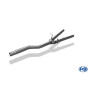 Tube de remplacement de silencieux avant sport 100% inox FOX EXHAUST SYSTEMS pour AUDI A4 QUATTRO TYPE B6 (1,8L T)