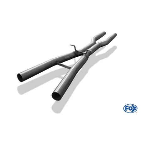Tube de remplacement de silencieux avant sport 100% inox FOX EXHAUST SYSTEMS pour AUDI S4 TYPE B6