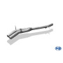 Tube de remplacement de silencieux avant sport 100% inox FOX EXHAUST SYSTEMS pour AUDI A4 TYPE B7 (1,8L T/2,0L/2,4L)