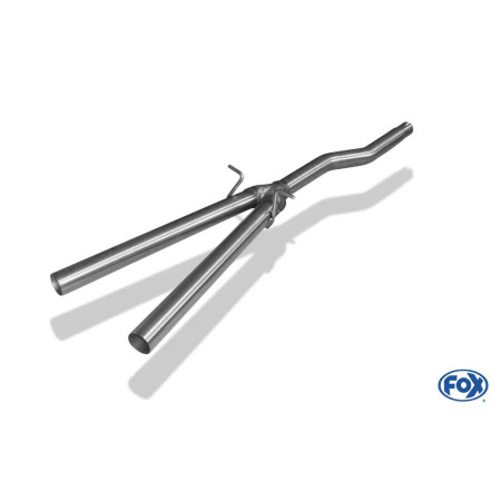 Tube de remplacement de silencieux avant sport 100% inox FOX EXHAUST SYSTEMS pour AUDI A4 QUATTRO TYPE B7