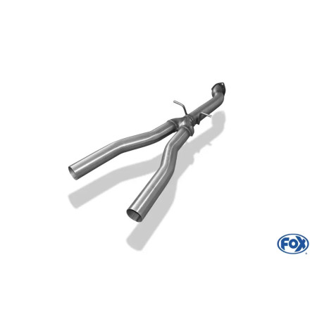 Tube de connexion 100% inox FOX EXHAUST SYSTEMS pour AUDI A4 QUATTRO TYPE B7 (3,0L TDI)