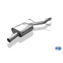 Silencieux intermédiaire sport 100% inox FOX EXHAUST SYSTEMS pour AUDI A4 TYPE B8  (2,0L TFSI)