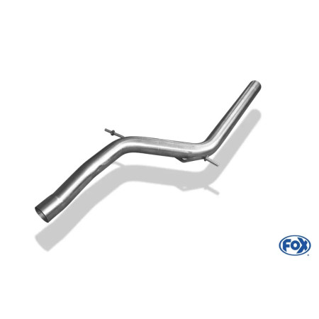 Tube de remplacement de silencieux intermédiaire 100% inox FOX EXHAUST SYSTEMS pour AUDI A4 TYPE B8 (2,0L TFSI)