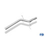 Tube de remplacement de silencieux intermédiaire 100% inox FOX EXHAUST SYSTEMS pour AUDI A4 TYPE B8 (2,0L TFSI)
