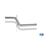 Tube de remplacement de silencieux intermédiaire 100% inox FOX EXHAUST SYSTEMS pour AUDI A4 TYPE B8 (2,0L TFSI)