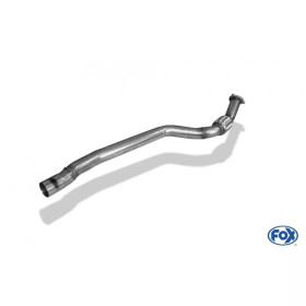 Tube de suppression de silencieux avant sport 100% inox FOX EXHAUST SYSTEMS pour AUDI A4 TYPE B8 (2,0L TFSI)