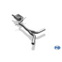 Silencieux intermédiaire sport 100% inox FOX EXHAUST SYSTEMS pour AUDI A4 QUATTRO TYPE B8