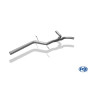 Tube de remplacement de silencieux intermédiaire 100% inox FOX EXHAUST SYSTEMS pour AUDI A4 QUATTRO TYPE B8
