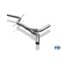 Tube de remplacement de silencieux intermédiaire 100% inox FOX EXHAUST SYSTEMS pour AUDI A4 QUATTRO TYPE B8