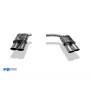 Silencieux arrière duplex sport 100% inox FOX EXHAUST SYSTEMS 2x115x85mm type 32 pour AUDI A4 QUATTRO TYPE B8 (TDI)