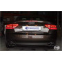 Silencieux arrière duplex sport 100% inox FOX EXHAUST SYSTEMS 2x88x74mm type 32 pour AUDI A4 QUATTRO TYPE B8 (3,2L)