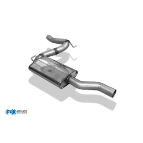 Silencieux intermédiaire sport 100% inox FOX EXHAUST SYSTEMS pour AUDI A4 TYPE B9