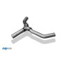 Tube de connexion "Y" 100% inox FOX EXHAUST SYSTEMS pour AUDI A4 TYPE B9