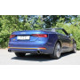 Silencieux arrière duplex sport 100% inox FOX EXHAUST SYSTEMS 1x100mm type 16 pour AUDI A5 QUATTRO CABRIOLET TYPE B9