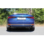 Silencieux arrière duplex sport 100% inox FOX EXHAUST SYSTEMS 1x100mm type 16 pour AUDI A5 QUATTRO CABRIOLET TYPE B9