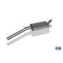 Silencieux intermédiaire sport 100% inox FOX EXHAUST SYSTEMS pour AUDI A5 QUATTRO CABRIOLET TYPE B9