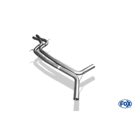 Tube de remplacement de silencieux avant sport 100% inox FOX EXHAUST SYSTEMS pour AUDI S5 QUATTRO COUPE TYPE 8T