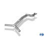 Tube de remplacement de silencieux avant sport 100% inox FOX EXHAUST SYSTEMS pour AUDI S5 QUATTRO COUPE TYPE 8T