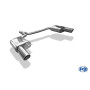 Silencieux arrière duplex sport 100% inox FOX EXHAUST SYSTEMS 1x100mm type 16 pour AUDI A5 COUPÉ TYPE 8T