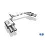 Silencieux arrière duplex sport 100% inox FOX EXHAUST SYSTEMS 2x88x74mm type 32 pour AUDI A5 COUPÉ TYPE 8T